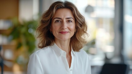 Obraz premium Businesswoman in a Professional Setting