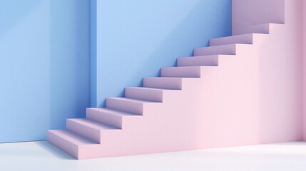 3D Stairway to Success: Architectural Design of Interior Steps and Ladders