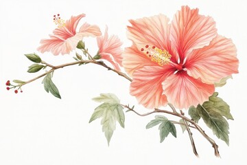 Obraz premium Rosasinensis a type of hibiscus from China