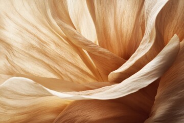 Close-Up of Dried Autumn Flower in Soft Natural Tones, Minimalist Elegance and Serenity