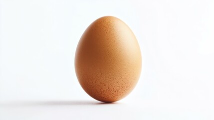 Fototapeta premium chicken egg, isolated on white background, full depth of field