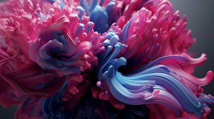 Vibrant Close-Up of Pink and Purple Hyacinth Blossom in Blooming Spring Garden