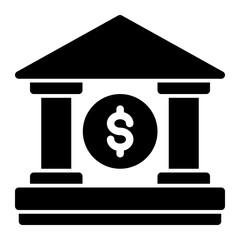 bank icon vector illustration simple design