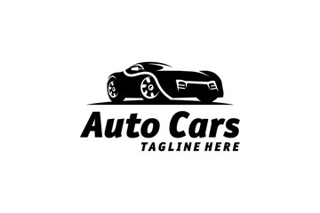 Super Sports Auto Car Vehicle Logo Design Silhoutte Inspiration