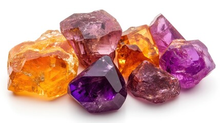 Fototapeta premium Colorful Natural Crystals with Unique Shapes and Vivid Colors