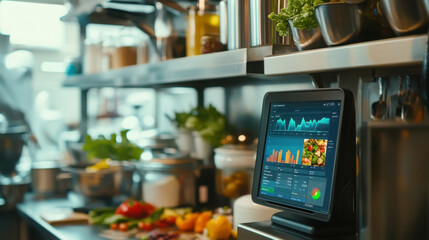Smart device for monitoring food waste in restaurants and kitchens