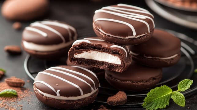 national peppermint patty day  chocolate with peppermint
