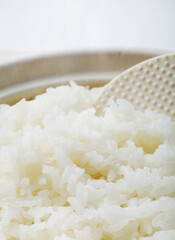 　炊きたててご飯　　白バック