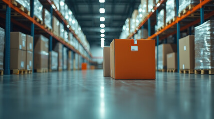 digital map of warehouse showcasing inventory stock levels, highlighting organized storage and efficient layout. atmosphere conveys sense of order and productivity