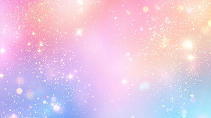 Fototapeta premium Beautiful pastel background with sparkling texture and soft bokeh effect
