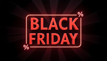 Black friday 3d text effect background sale promo