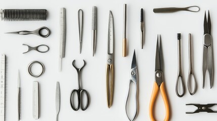 Assorted High-Quality Tools for Precision Crafting and Sewing
