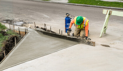 Building drivewayslope corner