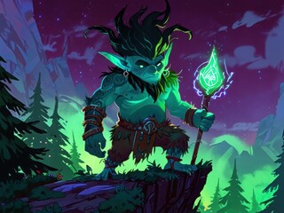 the troll shades glow with its magic aura