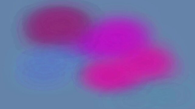 Animated background, with moving blurred color circle, like an optical illusion