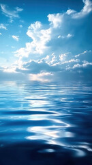 Calming ripples spreading across a tranquil water surface, capturing a peaceful, meditative atmosphere with soft reflections and gentle motion.
