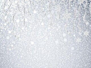 Abstract silver glitter background resembling a shimmering galaxy, glamorous, glitter