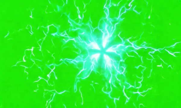 Green Screen Lightning Strikes