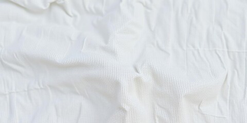 Obraz premium Close-up shot of natural linen fabric with visible texture and subtle wrinkles, natural, weave