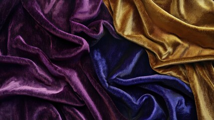 Obraz premium Rich luxury texture, featuring fabrics like velvet or silk in deep, opulent colors