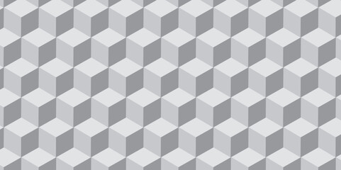 Multicolor cube square seamless geometric shape decoration creative wallpaper . modern seamless art style fabric  design .