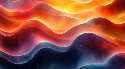 Obraz premium Abstract Colorful Waves Flowing Across Space