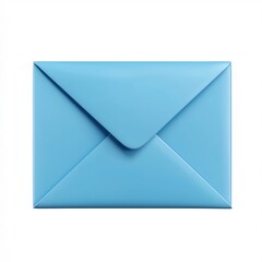 Minimalist Blue 3D Cartoon Envelope Icon
