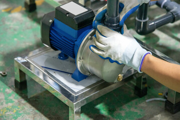 water pump repair water supply pipe assembly screwdriver