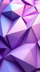 Obraz premium Purple 3D Abstract Geometric Background