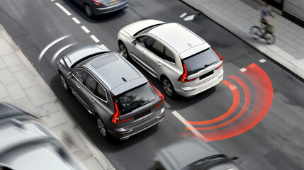 Forward Collision Warning: Sensors detect an impending collision and trigger a warning, enabling the driver to take corrective action and prevent a crash.
