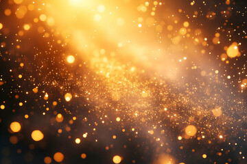 Fototapeta premium Golden Glitter Abstract Background