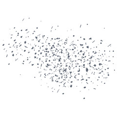 Fototapeta premium Dispersion, transparent background, png