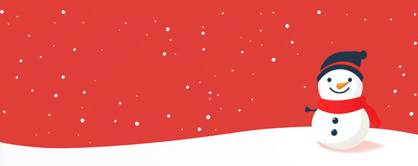 Naklejka premium powerpoint background, snowman, christmas 