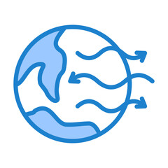 Obraz premium Jet Stream Icon