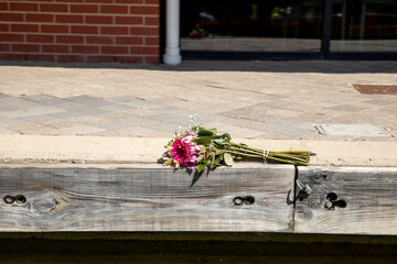 flowers on the street