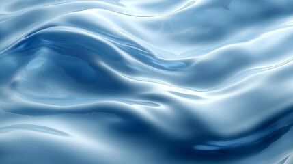 Fototapeta premium Abstract Blue Liquid 3D Background