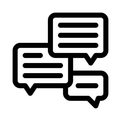Speech line icon