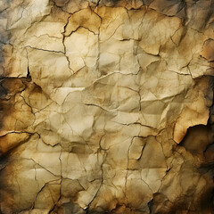 Naklejka premium Cracked Aged Paper Background Illustration