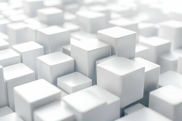 White Cube 3D Illustration