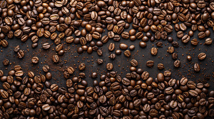 Obraz premium coffee bean on white background