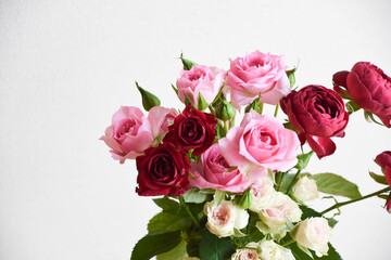 スプレー薔薇の花束