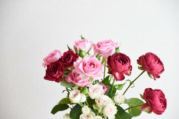 スプレー薔薇の花束