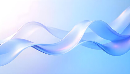 wave shape abstract glassmorphism social media background