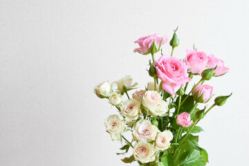 スプレー薔薇の花束
