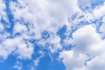 Fototapeta premium Blue sky and white clouds background material
