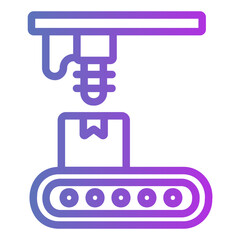 Obraz premium book Gradient icon