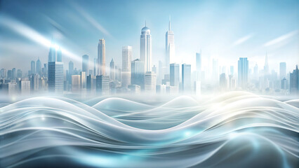 Fototapeta premium Modern city Elements Abstract Background