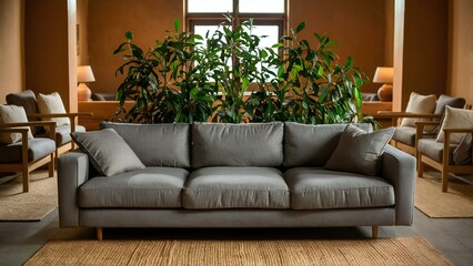 Fototapeta premium modern living room with sofa