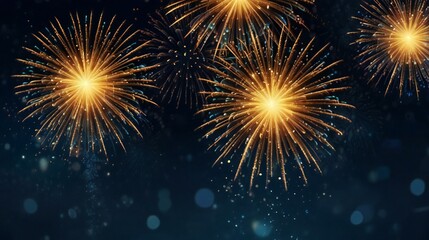 Fototapeta premium fireworks in the night sky