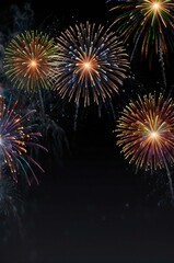 Fototapeta premium fireworks in the night sky